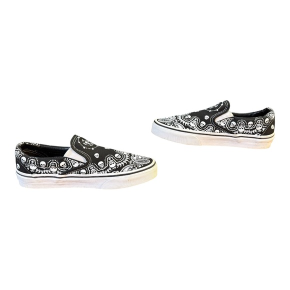 Vans Classic Slip-On Bandana Shoes Women’s Size 6.5 - Picture 5 of 8